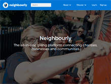 Tablet Screenshot of neighbourly.com